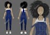 make your character design with manga style