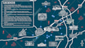 create vector map illustration hand drawn