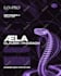 design the poster or flyer for techno rave club event