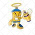 draw a unique mascot, cartoon logo, character