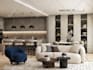 do modern interior design and architectural 3d rendering