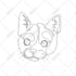 make realistic pet potrait and line art