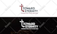 make modern ministry religious christian or church logo design