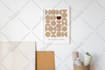 do typography poster, logo, brochure, t shirt and wall art