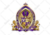 create a church seal logo and school, bishop seal