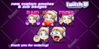 make extraordinary custom emotes for twitch streamers