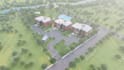 visualize apartment buildings, exterior 3d rendering