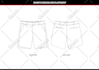 create flat sketch and technical drawing of clothing