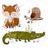 create cute original vector illustration for baby