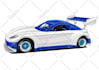 make car illustration line art or full color