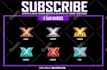 make icons sub badges for twitch, discord, and kick
