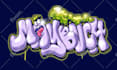 draw bubble graffiti in my style