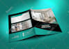 design stylish, modern, and elegant presentation folder design
