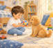 do children book illustration and watercolor illustration