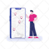 create professional vector flat illustrations for website or app