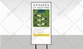 design modern billboard, yard sign, signage, and signboard