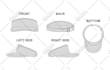 design custom hats and caps with tech pack and mockups