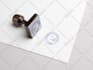 design retro stamp or seal logo asap