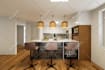 create luxury modern kitchen interior with photorealistic 3d render