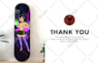 create custom skatedeck, snowdeck, and surfdeck graphic artwork