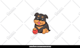 costum cute cartoon t shirt design for merch and  shop