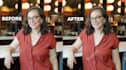 perfectly remove eyeglass glare or reflection and retouch sunglasses