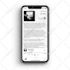 design creative screenshot for app store and play store