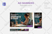 design 6 professional web banners for ads