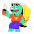 create unique art for 10k nft collection and meme coin