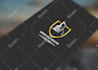 design crest heraldic, emblem and shield logo