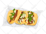 create food vector illustration for menu, logo, social media