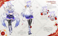 draw character sheet, character design, or reference sheet, for your oc style