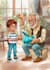 do children book illustrations, realistic, fantasy, fiction, comic