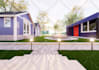 do backyard landscape design, pool and garden patio