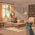 draw children story book illustration
