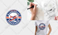 create hand drawing, modern, minimalist logo for your brand