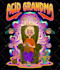 hand draw cartoon logo trippy psychedelic hippie retro