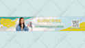 design attractive and minimalist youtube banner, channel art