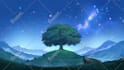 create anime, landscape and visual novel background painting
