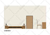 do floor plan, elevation, and section render in photoshop