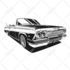 draw your car or truck into vector black and white styles