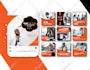 create 30 unique social media posts designs for whole month