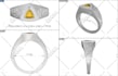 create jewelry cad design for 3d printing and rendering