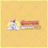 design cute cartoon and mascot logo brand with merchandise