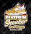 design shoes brand logo, sneakers store or for website