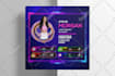 do poster design for concerts, clubs and movies with custom ai artwork