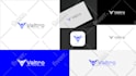 do saas or modern minimalist business startup logo design