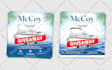 do a business flyer and postcard design for your company