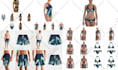design for sports yoga leggings, tops, shoes