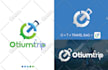do flat and minimalist timeless logo design